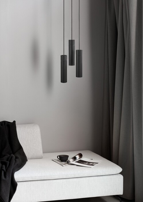 Nordlux Tilo 3-spotpendel sort